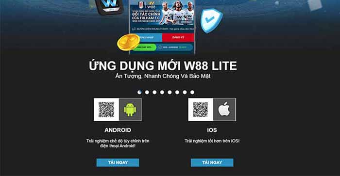 Cách tải ứng dụng W88